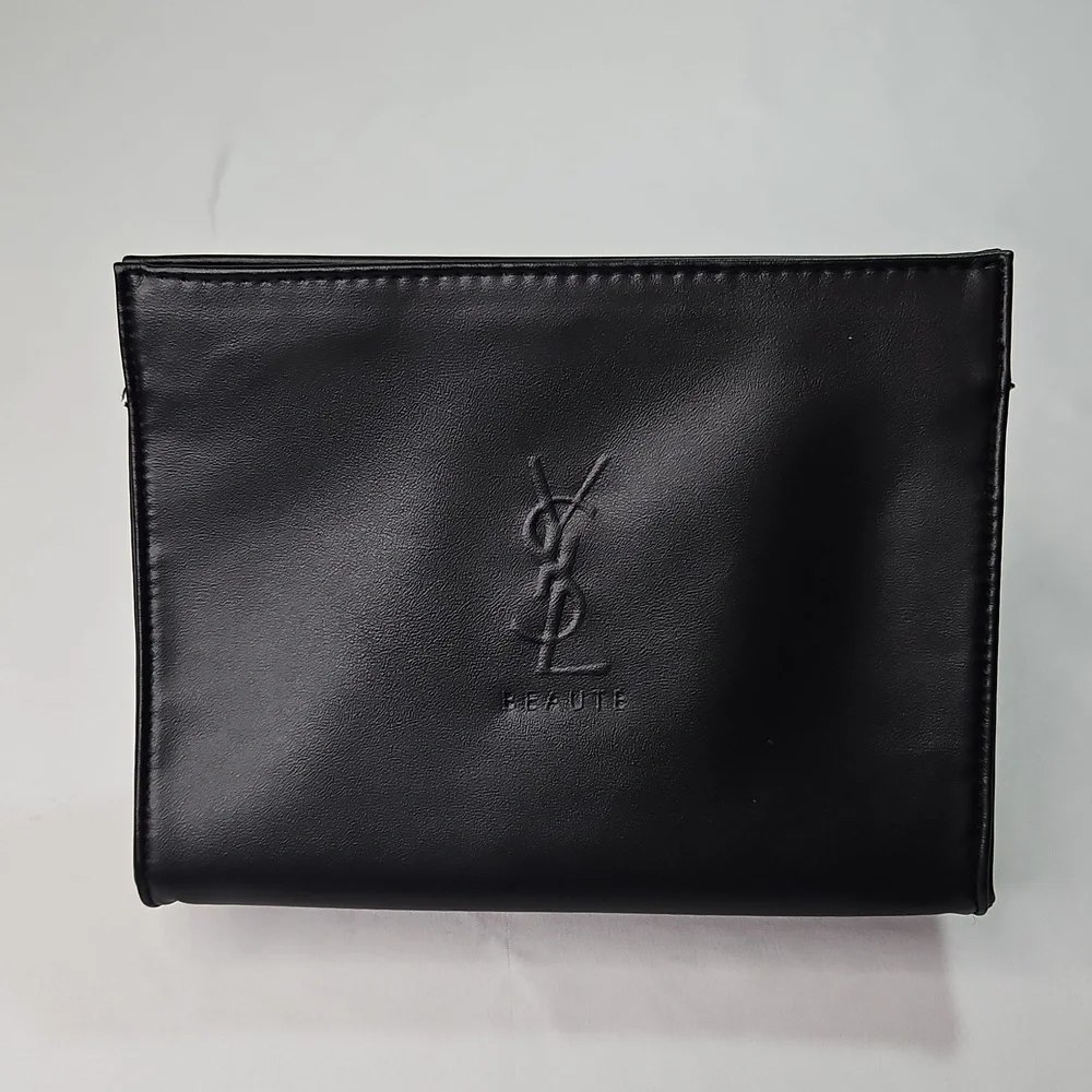 Yves Saint Laurent YSL Black Makeup Cosmetic Bag - Picture 1 of 7